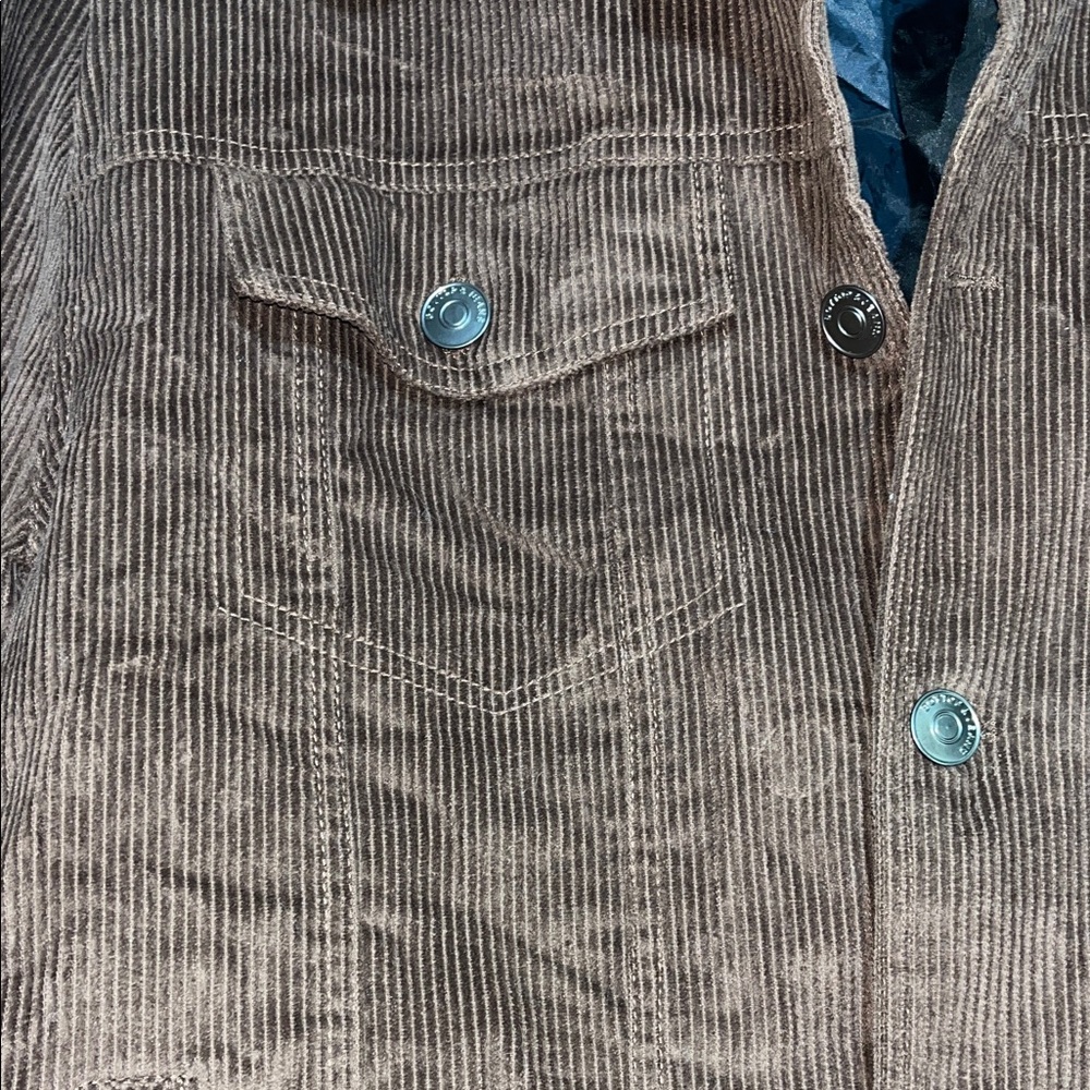 Men's Brown Corduroy Jacket 3XL - Picture 6 of 16